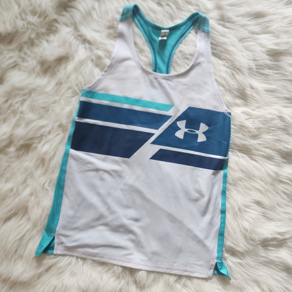 2/$15 Girls Under Armour Tank (size Medium)